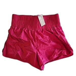 Active Girls Pink Smocked Waist Shorts